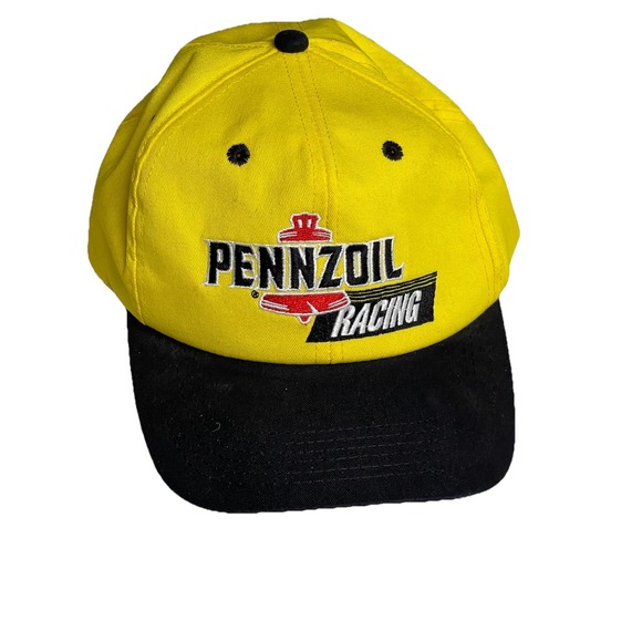 Penzoil Rascar Nascar Other - Vintage 90s PENNZOIL RACING STRAP BACK HAT Cap K Products Nascar Lightly Worn